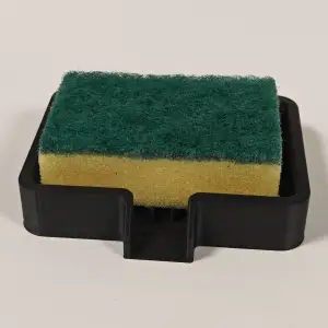 Self-Draining Sponge Holder V2 | Wave Drip Tray