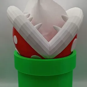 Piranha Plant Tissue Box Cover