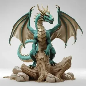 Tabletop fantasy dragon DnD