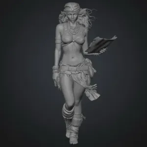Treasure hunter chick