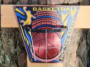 Basketball - three-dimensional sign