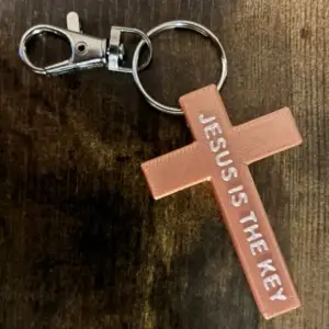 Cruz para imprimir/Printable Cross Keychain