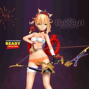 Archer Yoimiya - Genshin Impact Fanart