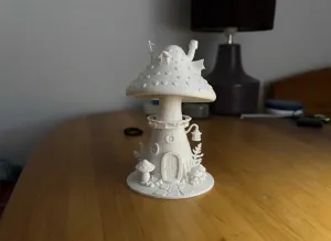 Fantasy Mushroom House Diorama