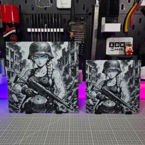 Girl Anime MP40 – Hueforge – 4 Colors