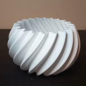 vaso decorativo a spirale