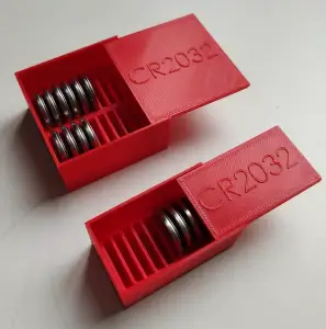 Battery case for CR2032 and AAA