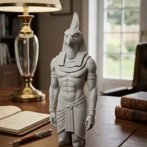 Egyptian style statue