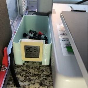 废料收集盒集成小米干湿温度计