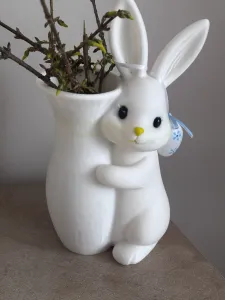 Easter bunny flower vase