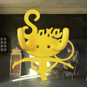 🎀 Rhythmic Gymnastics Wall Hook – with Name Sara🩰