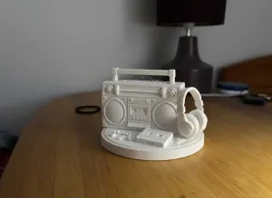Retro Boombox Radio Model