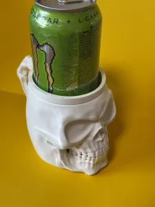 Skull beverage holder