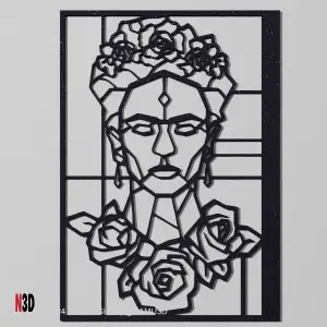 FRIDA KAHLO - (FREE) WALL ART / STENCIL