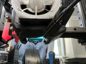 Fan shroud with scope camera mount for Micro Swiss NG Extrud