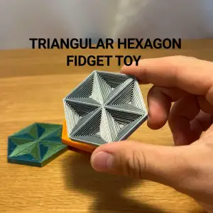 Triangular Hexagon Fidget Toy