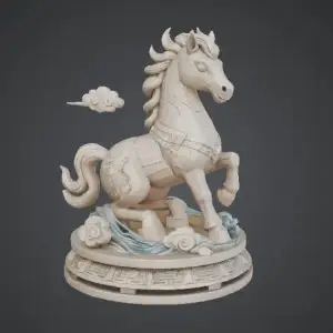 Fire Horse statuette