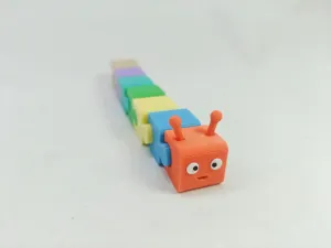 Assemble the Caterpillar Block Toy
