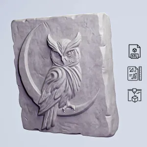 Owl Stone Relief #RoZ