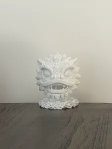 醒狮头 中国国风模型