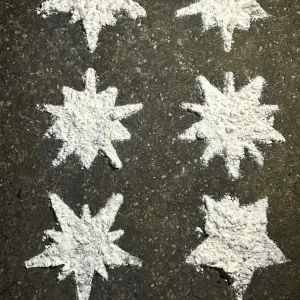Reusable Six-Star Wall & Floor Stencil (Template)