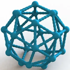 Snub Cube Structures with Atoms
