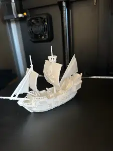 stylized Pirate gallion boat