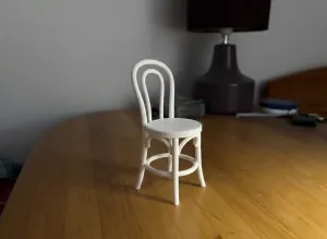 Bentwood Chair – 1:12 Scale Dollhouse Furniture