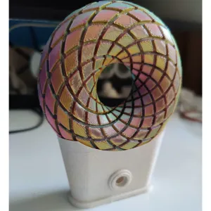 BASE Rodin Coil Torus .STL 100mm. x 35mm. Diameter | iToroid