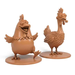 Funny chickens