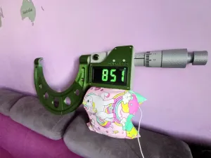 1 Meter Digital wall clock Micrometer