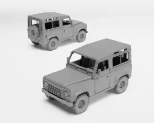Land Rover Defender 90 - H0 scale car model kit