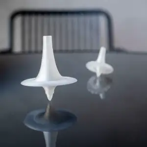 Stress-Relief Turbine Spinning Top
