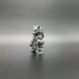 Moonfang Huntress – Chibi Fantasy Werewolf Warrior