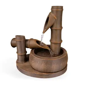 bamboo flow water fountain