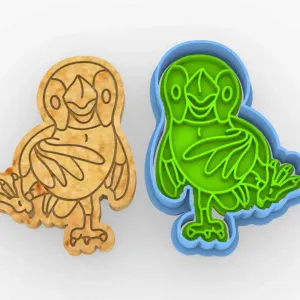 Cookie Cutter, Pepe the Parrot ,Polymer Clay Cutters