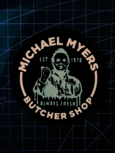 Michael Myers Butcher Shop Magnet Decor v1
