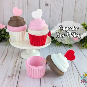 Cupcake Box Container and Toy
