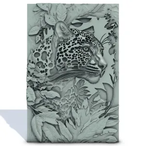 Floral Leopard Poster