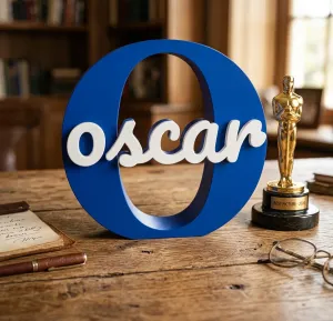 Inicial O con el nombre de Oscar