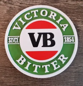 Victoria Bitter Beer Bar Coaster