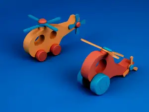 Modular Toy Helicopter Collection | 2 Designs Atlas - Falcon