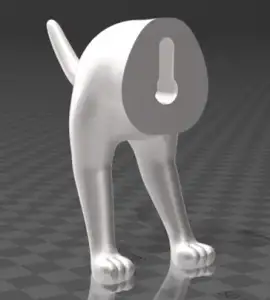 Hanger - Dog Butt - Leash Hook - Dog Leash Holder