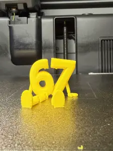 67 Buddy – 3D Print Articulated Number Character