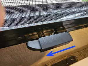 RV Window Crank Lock