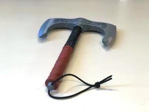 Realistic double-bladed Viking axe