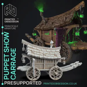 Caravan - Puppet Master's Show - PRESUPPORTED - 32mm scale