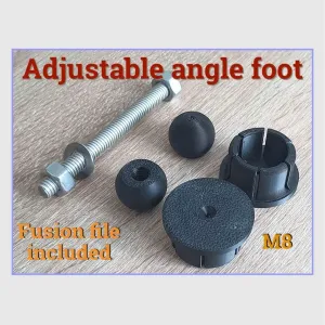 Adjustable angle foot