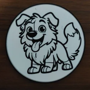 Border Collie Coaster