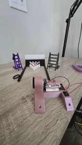 Tire Launcher STEM with Obstacles